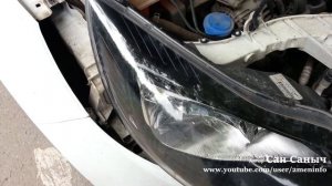 Как заменить лампочку габаритных огней спереди на форд фокус 3