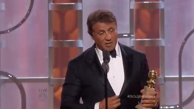 Sylvester Stallone Golden Globes Creed