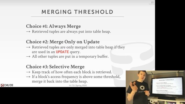 23 - Larger-than-Memory Database Architectures (CMU Databases / Spring 2020) смотреть онлайн
