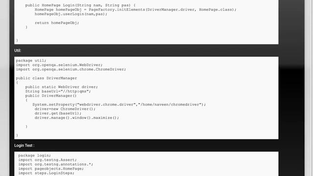 Selenium framework and test data in json смотреть онлайн