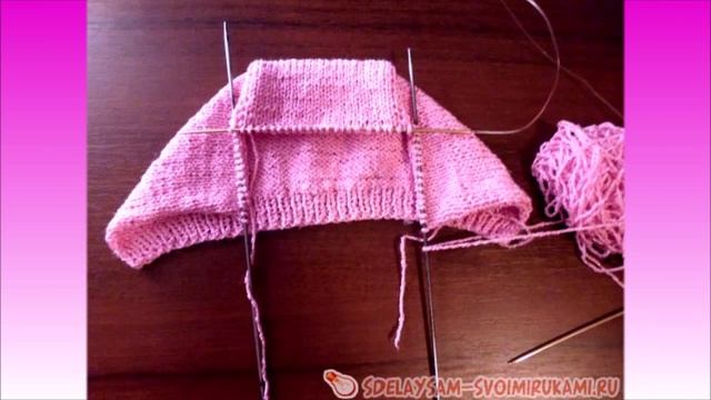 Как связать шапочку для новорожденной девочки смотреть онлайн