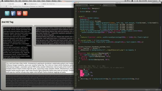 Sass Tutorials #13 - Build Your Own Function Part 3 - Total Automation with Lists смотреть онлайн