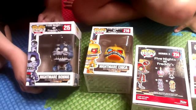 Funko Pop Five Nights At Freddys Nightmare figure set FNAF смотреть онлайн