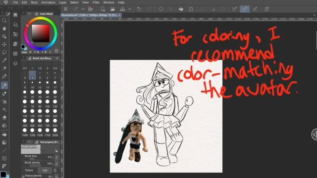 How to Draw Your ROBLOX Avatar (2 WAYS!) смотреть онлайн