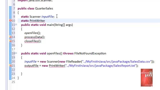 My First In Java Tutorial 26: Input Output Files Part 2 of 3 смотреть онлайн