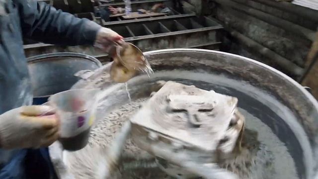 Производство фибропеноблока с облицовкой