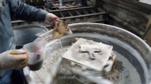 Производство фибропеноблока с облицовкой