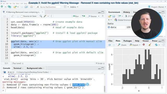R ggplot2 Warning Message: Removed rows containing non-finite values (2 Examples) | Fix & Avoid смотреть онлайн