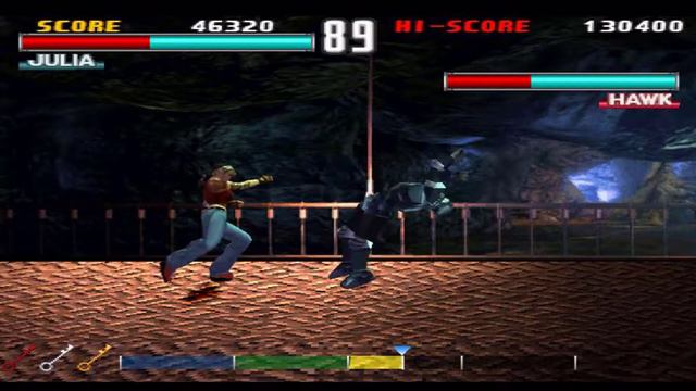 Tekken 3 - Tekken Force Mode - Julia Chang Vs. Dr.  Boskonovitch