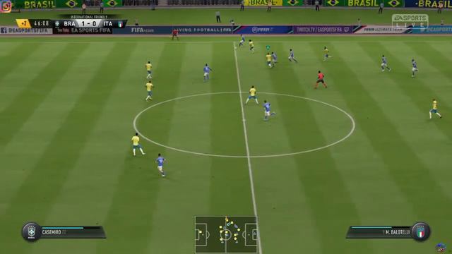 FIFA 19 Gameplay - Brazil vs Italy (PC) смотреть онлайн