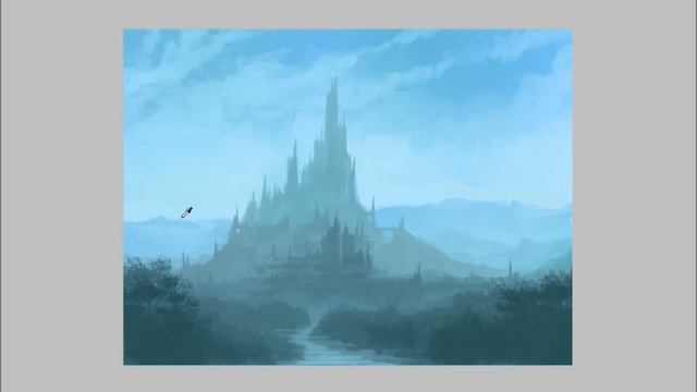 Photoshop Speedpaint - Distant Kingdom Concept Art смотреть онлайн