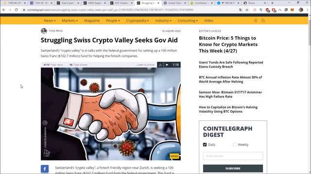 Crypto Futures a new indicator? H&M is using the Blockchain! I Teroxx News & Market #14 [Eng] смотреть онлайн