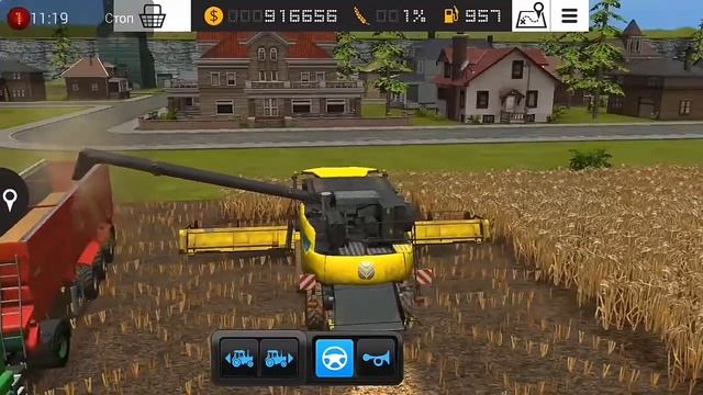 Farming Simulator 16 #3 - Уборка пшеницы смотреть онлайн