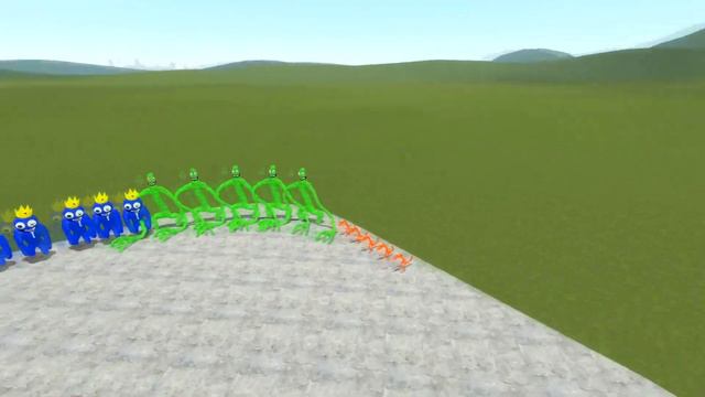 COMBINE RAINBOW FRIENDS VS SIREN HEAD In Garry's Mod! смотреть онлайн