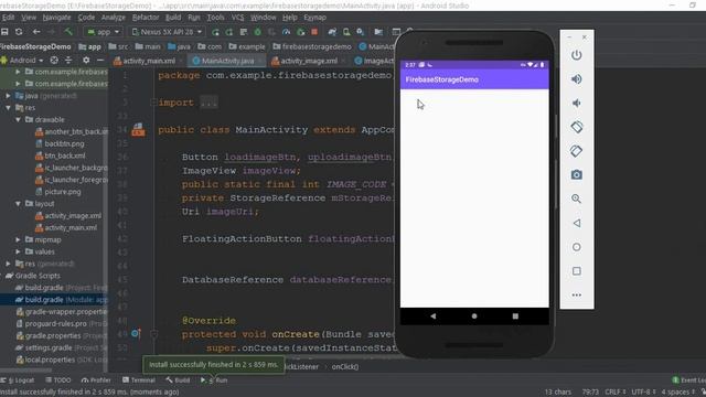 Retrieve Image In Firebase Storage ||Android Studio|| *Easy Way* || Source Code || смотреть онлайн