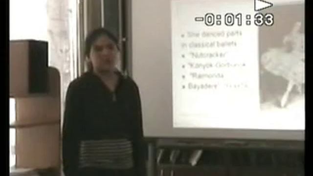 Kanatova Adelina talks about A.Pavlova смотреть онлайн