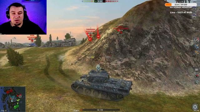 Ночной рандом со зрителями в WoT Blitz. смотреть онлайн