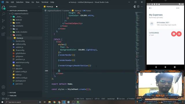 ? Build a Expense Tracker App UI in React Native - For Beginners in Tamil смотреть онлайн