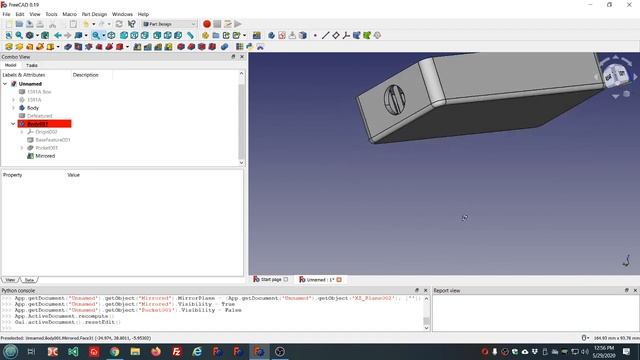 071 FreeCAD 0 19 minor modification to imported step смотреть онлайн