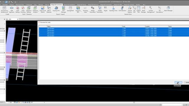 MagiCAD for Revit - Provision for Builderswork Opening Tolerance angle смотреть онлайн