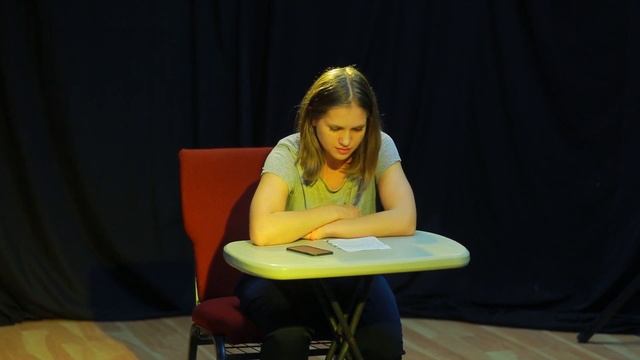 Этюд "Неожиданное письмо" Один из самых важных актерских элементов - оценка. смотреть онлайн