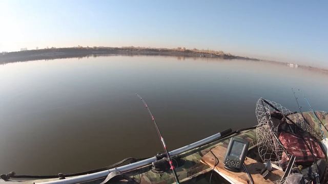 Обзор рыбных мест (4К) 08.10.2019г. №6 р. Иртыш г. Омск Рыбалка спининнгом, тролиннг в зат, Лампочк смотреть онлайн