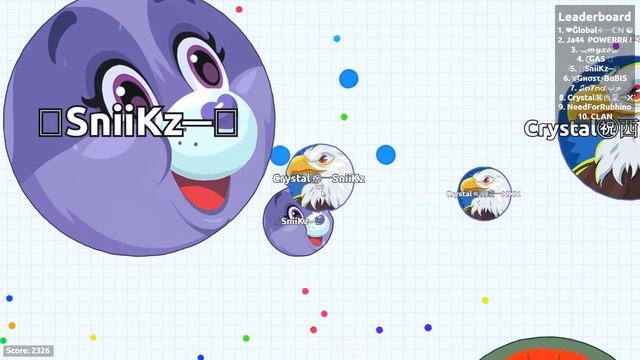 ULTIMATE AMAZING AGAR.IO TRICKS // LEGENDS IN AGARIO CRYSTAL & ZT SNIIKZ смотреть онлайн