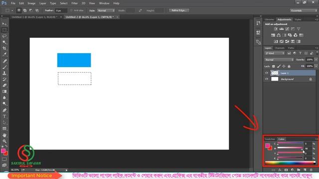 Photoshop cc bangla tutorials full course 2020 || Part 04 || Color & Gradient || Sakibul Safwan GD смотреть онлайн