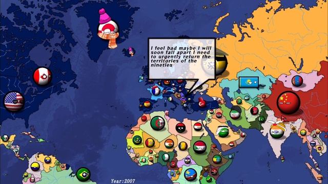 ALTERNATIVE PAST OF THE WORLD IN COUNTRYBALLS - 2006 Year-Episode 1 смотреть онлайн