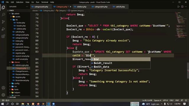 Project in PHP in Bangla : Update/Edit Category (part-2) - with PHP and MySQL By Web Master смотреть онлайн