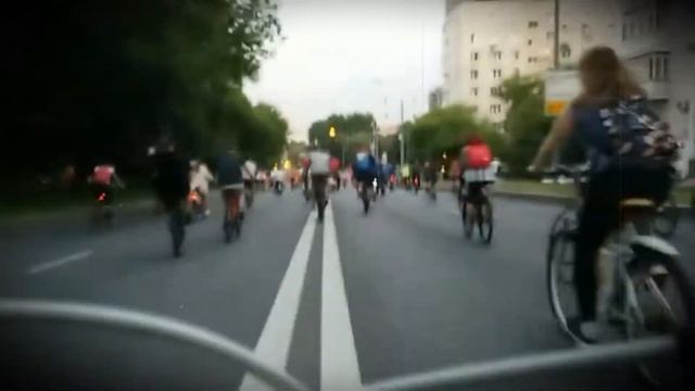 Ночной велофестиваль глазами велосипеда. 07.09.2022. Москва