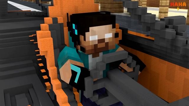 Monster School : Herobrine lives on a Desert Island - Minecraft Animation смотреть онлайн