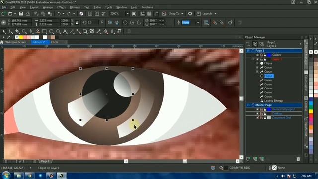 Cara membuat kartun vector - bagian mata #vol1 смотреть онлайн