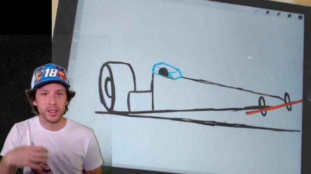 How to Draw a Top Fuel Dragster! Let's Draw Race Cars at Noon ET with Boris смотреть онлайн