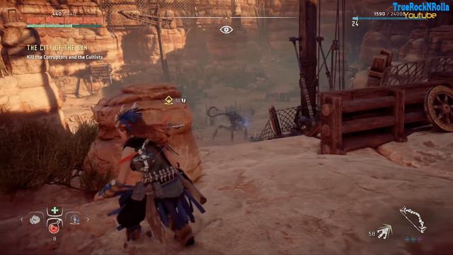 Let's Platinum Horizon Zero Dawn 26 - Headshot 30 human enemies (PS4 Pro) смотреть онлайн