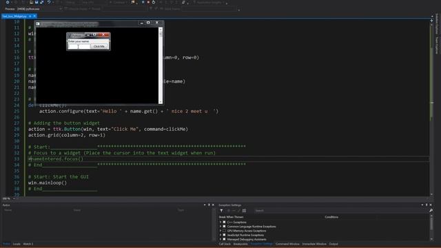 Python GUI: 6 Focus Into A Widget смотреть онлайн