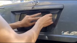 КАК Я СТАВИЛ КВАДРАТНЫЕ НОМЕРА.... TOYOTA SPRINTER / COROLLA