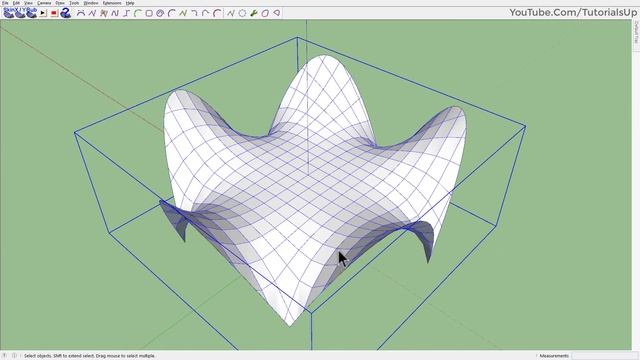 Bezier Spline and Soap Skin Bubble - SketchUp Plugin Quick Tip смотреть онлайн