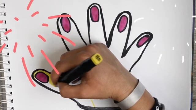 Hand drawing for children / Рисование руки для детей / Bolalar uchun qo‘l rasmini chizish смотреть онлайн