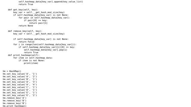 Code Review: A Basic HashMap (Python) смотреть онлайн