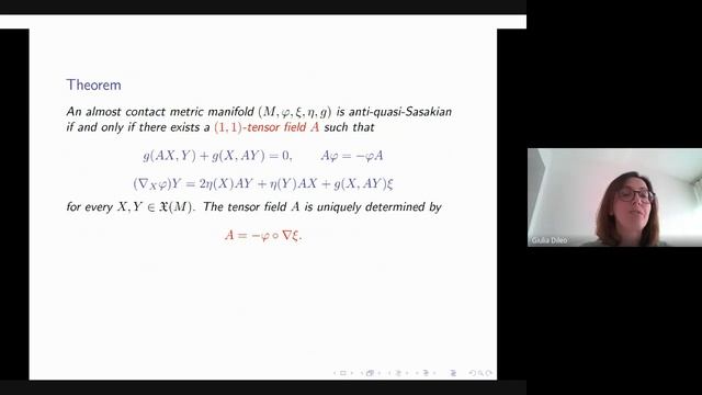 Webinar AmSur AmSul-Special classes of transversely Kähler almost contact metric manifolds- G. Dile смотреть онлайн