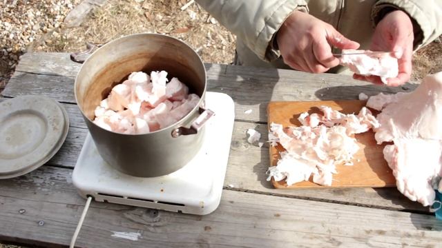 Вытопить свиной жир смотреть онлайн