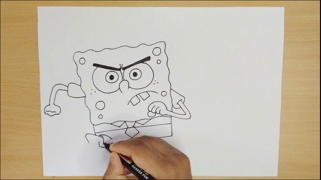 How to draw Spongebob and Patrick || Step by step || Spongebob Square pants (HAC) смотреть онлайн