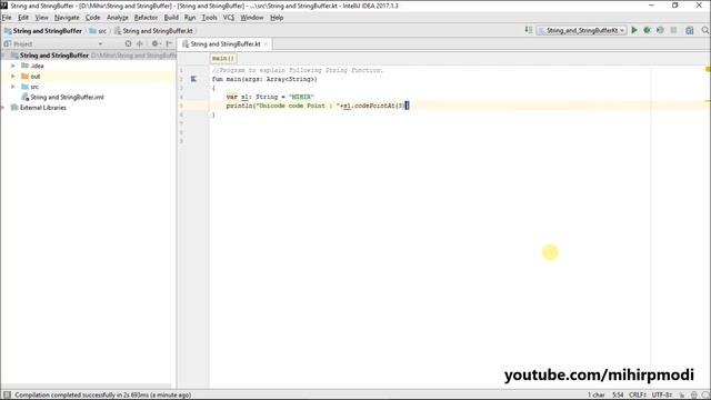 #250 Kotlin Tutorial | codePoint methods смотреть онлайн
