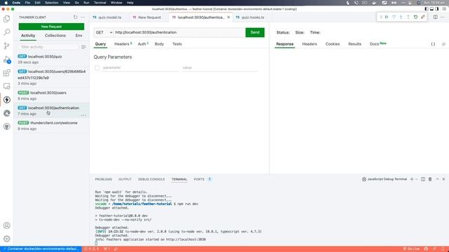 Build Rest API with Authentication using Feathers JS смотреть онлайн