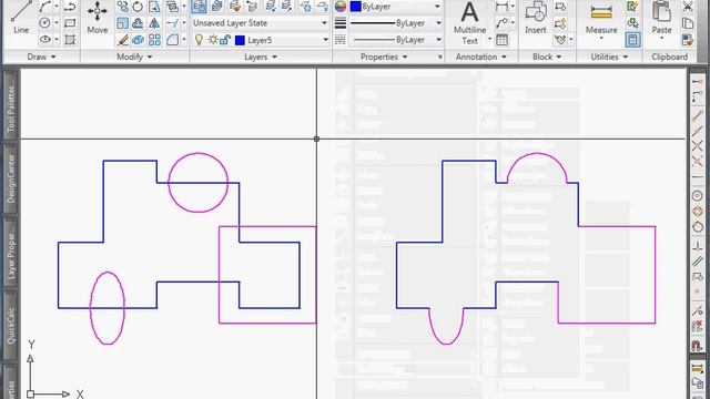 สอน Autocad 2010 [ตอนที่ 61]การสร้างรีเจี้ยนรูปทรงใหม่ смотреть онлайн