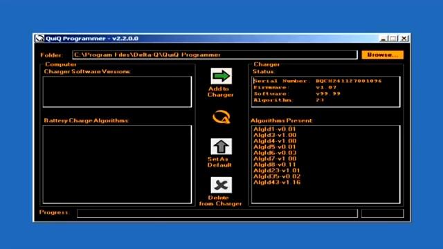 Delta Q QuiQ Programmer Instructions смотреть онлайн