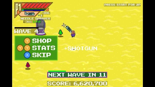 Zombie Party Gameplay - GUNS N' BRAINS смотреть онлайн