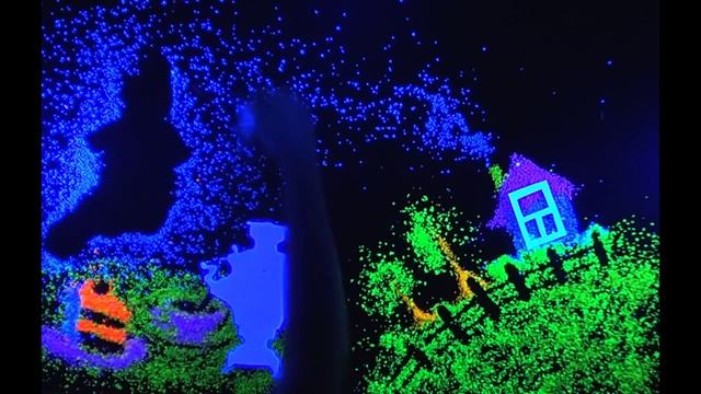 Песочная анимация цветным песком смотреть онлайн