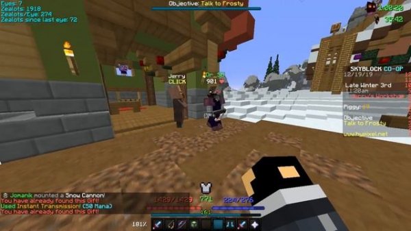 ALL WHITE GIFTS | Hypixel Skyblock !